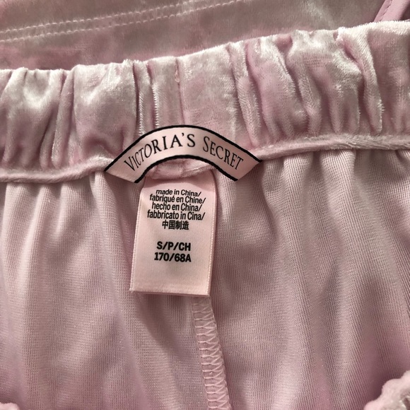 Victoria Secret Crushed Velvet Pajama Set - Picture 6 of 8